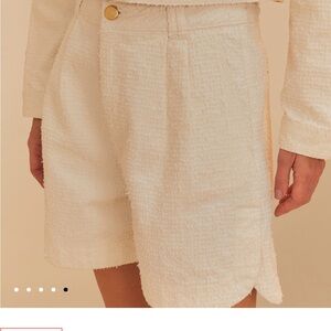 FARM Rio Cream Textured Women's Shorts